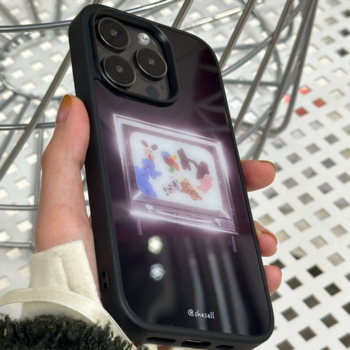 Shesell「老电视」磁吸iphone手机壳magsafe情侣闺蜜全包镜头防摔防撞PC背板