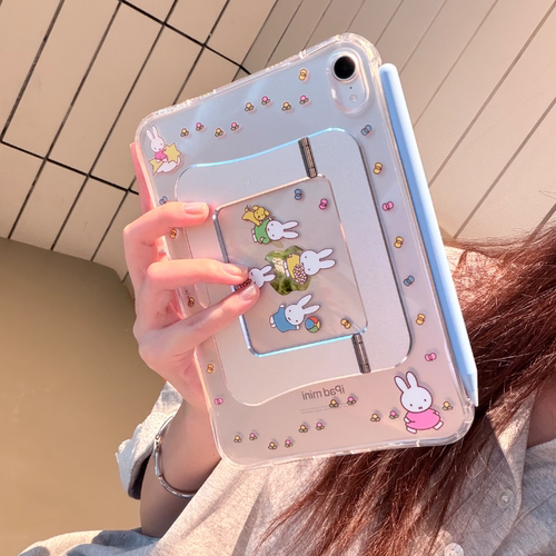 Shesell「花园米菲」支点壳ipad亚克力单底保护壳pro新款11代13寸轻便air8适用11寸