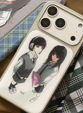 Shesell「女高」ins风滴胶iphone17手机壳情侣闺蜜防摔防撞手感好简约可爱痛壳