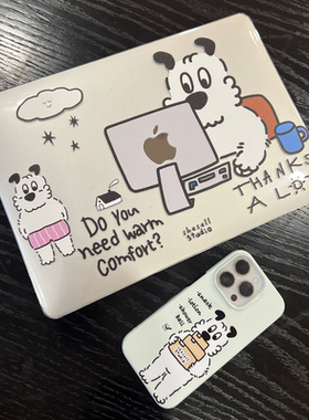 Shesell「工作小狗」Macbook保护壳air保护套13寸M2M3防划防刮pro硬壳