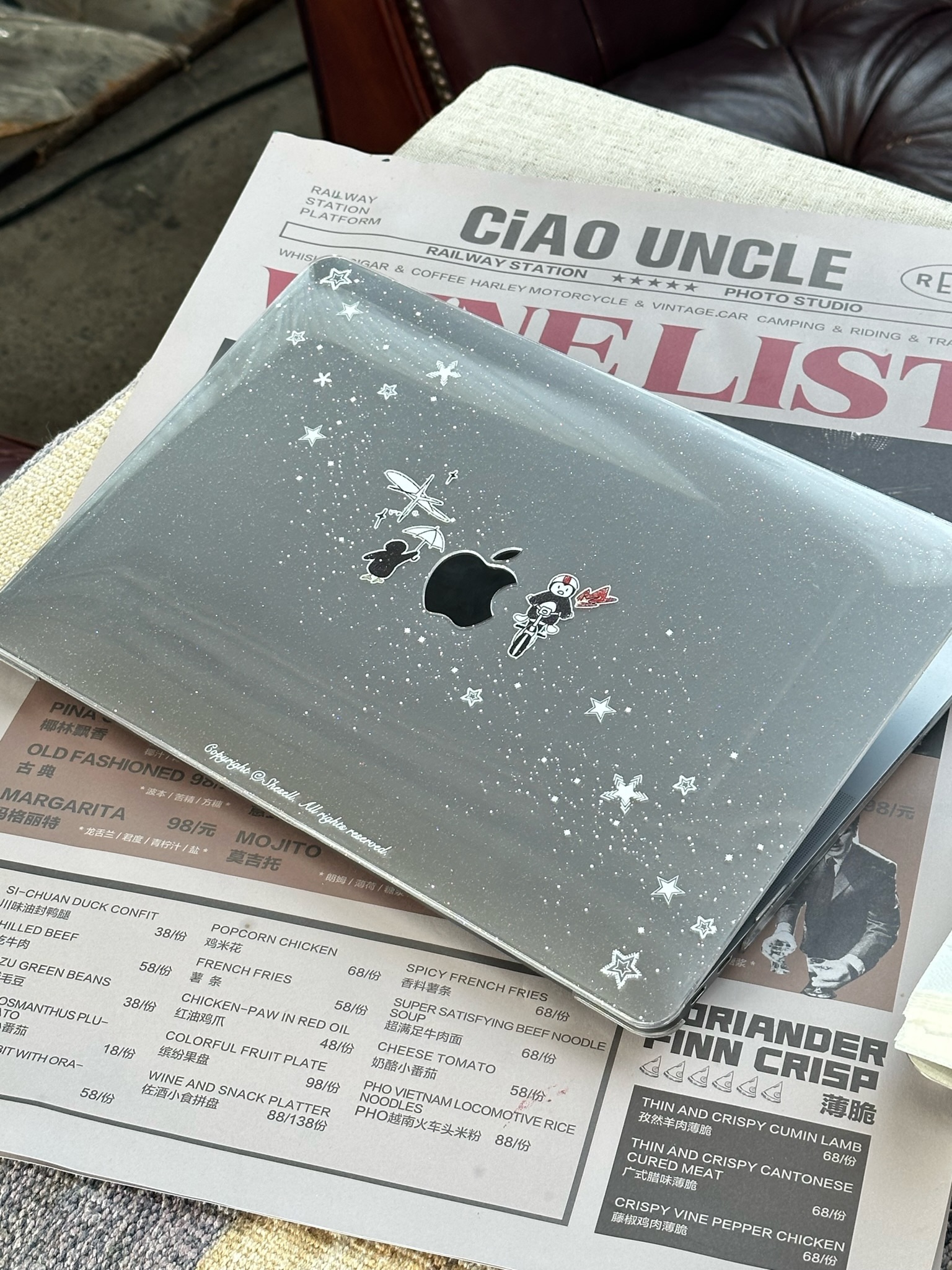 企鹅走星路满天星macbook保护壳