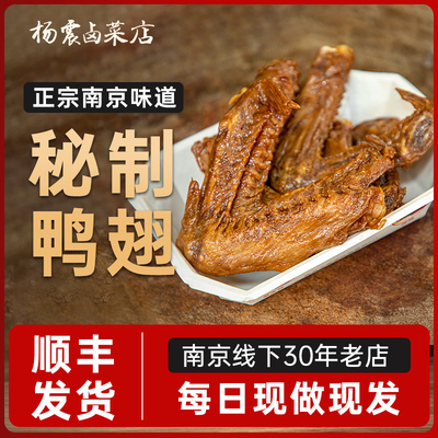 杨震南京特产鸭翅卤味美食零食