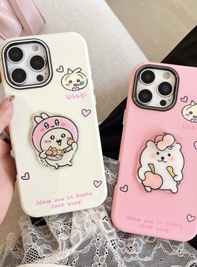 一家不会撞壳的店爱心立体公仔手机壳适用华为苹果16pro旋转好玩P80p手机壳iPhone15plusM70可爱14PM保护套13