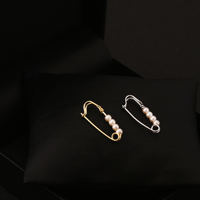 收领神器迷你珍珠小别针可爱胸针