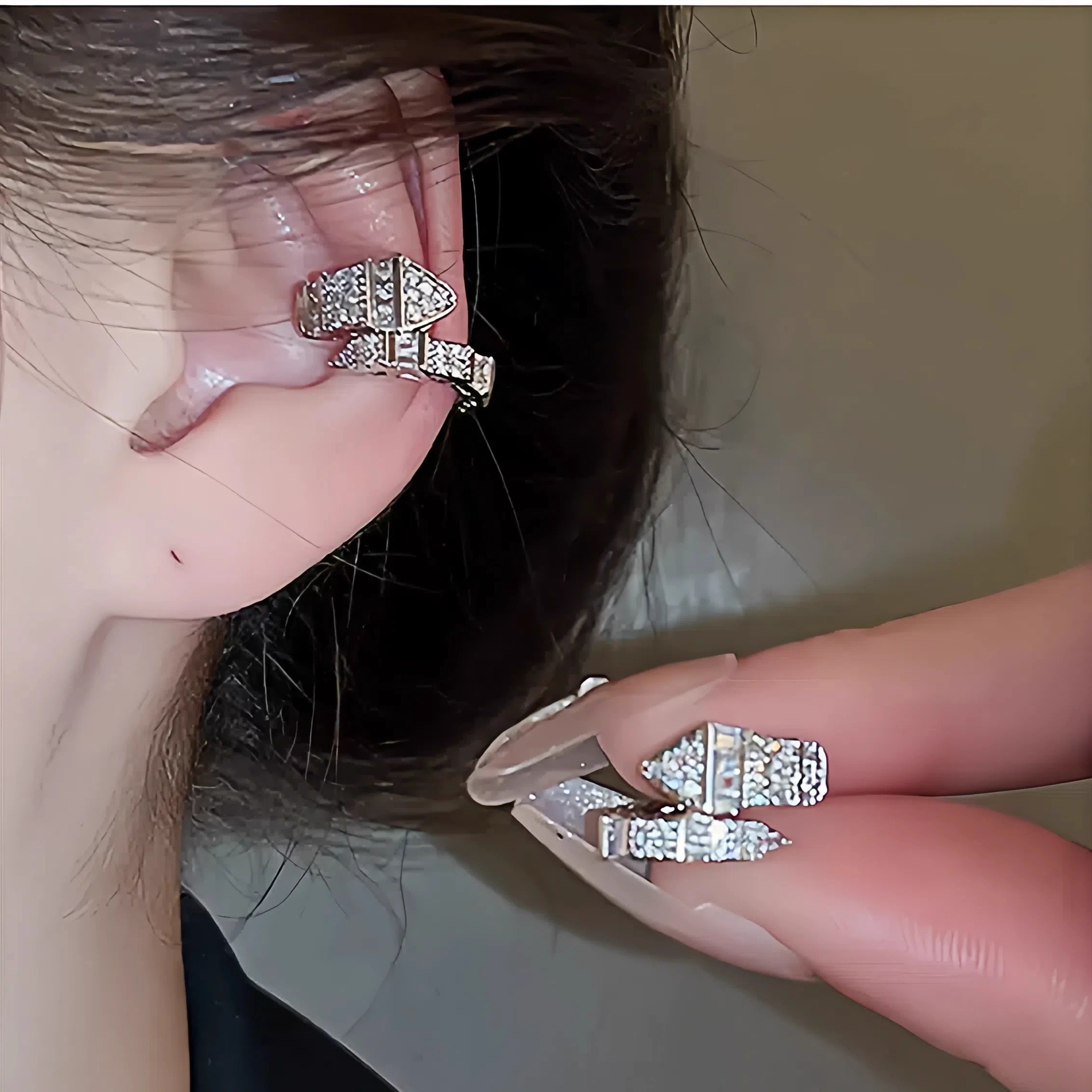 顺丰包邮定制耳环设计感耳挂