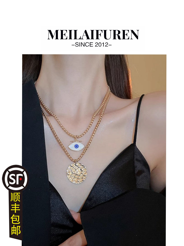 顺丰包邮小众精致复古颈链送礼
