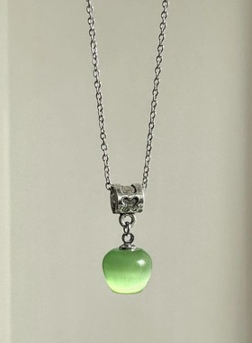 清新森系显白锁骨链颈部