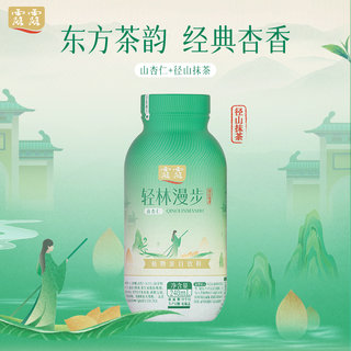 露露东方茶韵轻林漫步抹茶味饮料240ml*4瓶 0植脂末 即饮杏仁奶茶