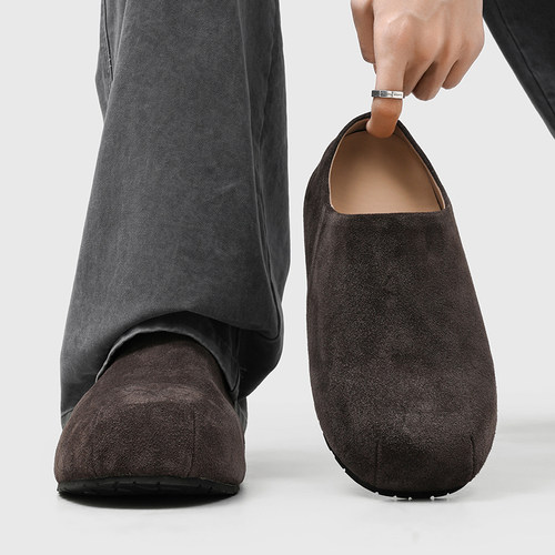 老钱风勃肯鞋一脚蹬慵懒风穆勒鞋