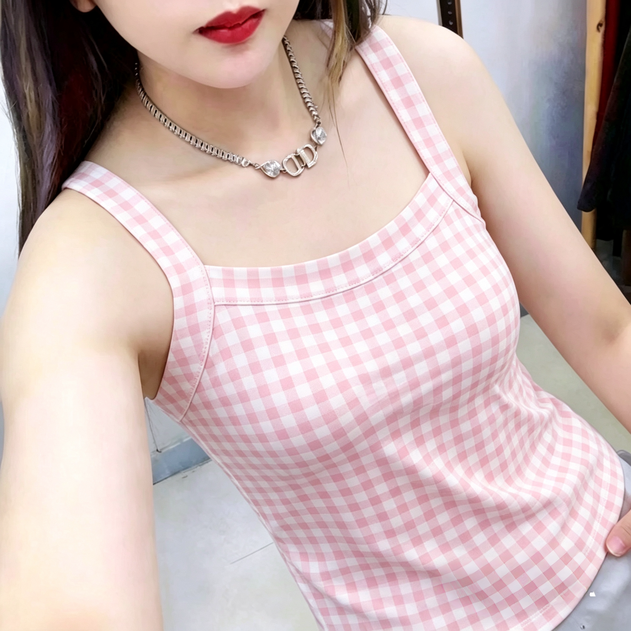 夏季新款简约时尚潮流百搭冰凉吊带背心女装无袖内搭打底上衣个性