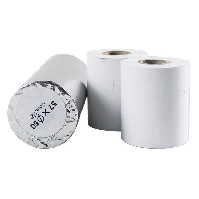 超市收银机 收款机 58mm小票据热敏打印纸收银纸 57x50