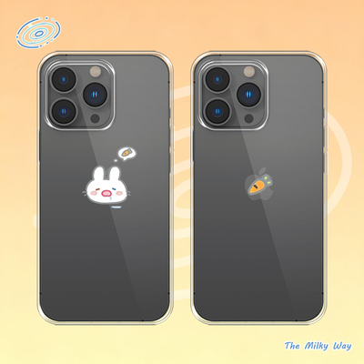 【兔子想胡萝卜】卡通情侣动漫适用iPhone17prm手机壳华为p80小米