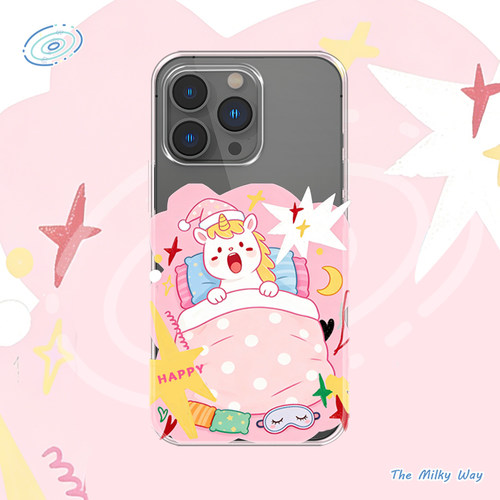 【幸运好梦独角兽】原创适用iPhone17pm 手机壳华为p80卡通Mate80