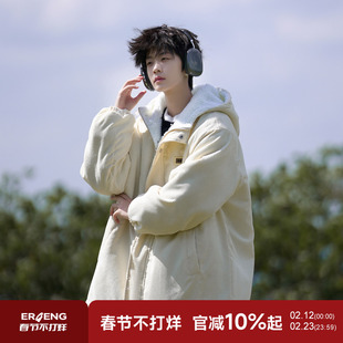 灯芯绒棉衣外套男款冬季新款保暖加厚男士棉袄大码羊羔绒男生棉服