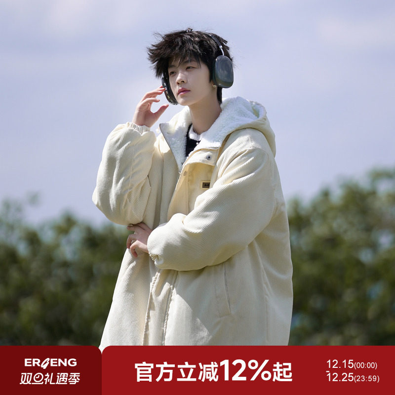 灯芯绒棉衣外套男款冬季新款