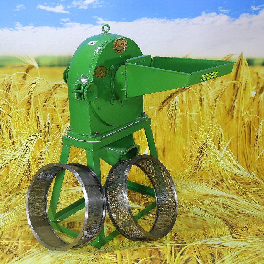 全自动玉米 米粉加工粉粹机350三相电自吸五谷杂粮饲料颗粒磨粉机