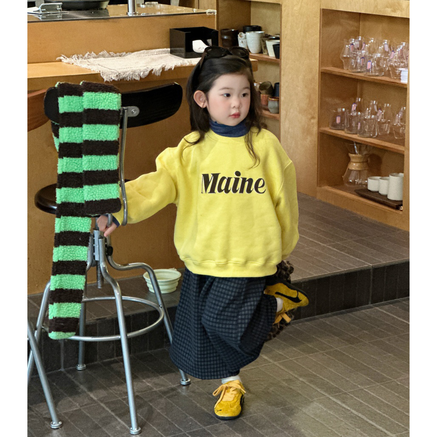 女童加绒卫衣韩版加厚套头衫秋冬