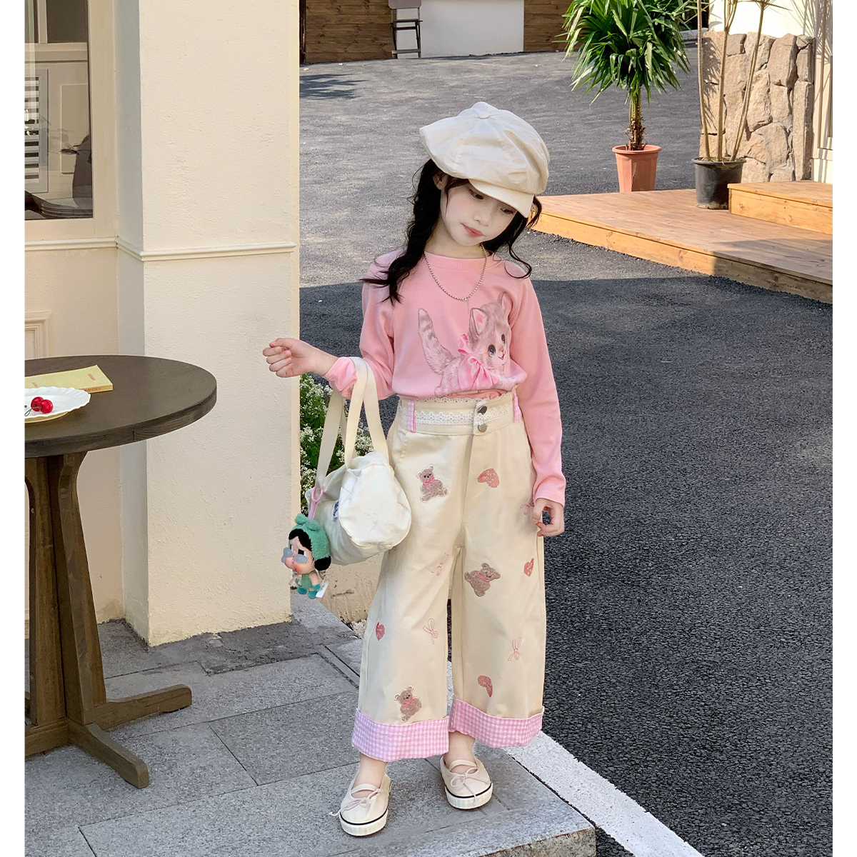 女童套装2026春季新款儿童长袖打底衫中小童2-7岁韩版休闲长裤潮,童装/婴儿装/亲子装,套装,淘宝优惠券,粉丝福利购,淘宝优惠卷