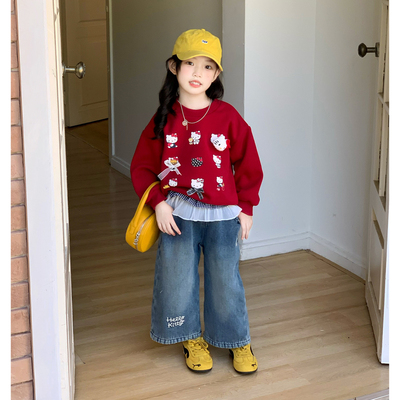 女童套装2025春秋新款儿童韩版