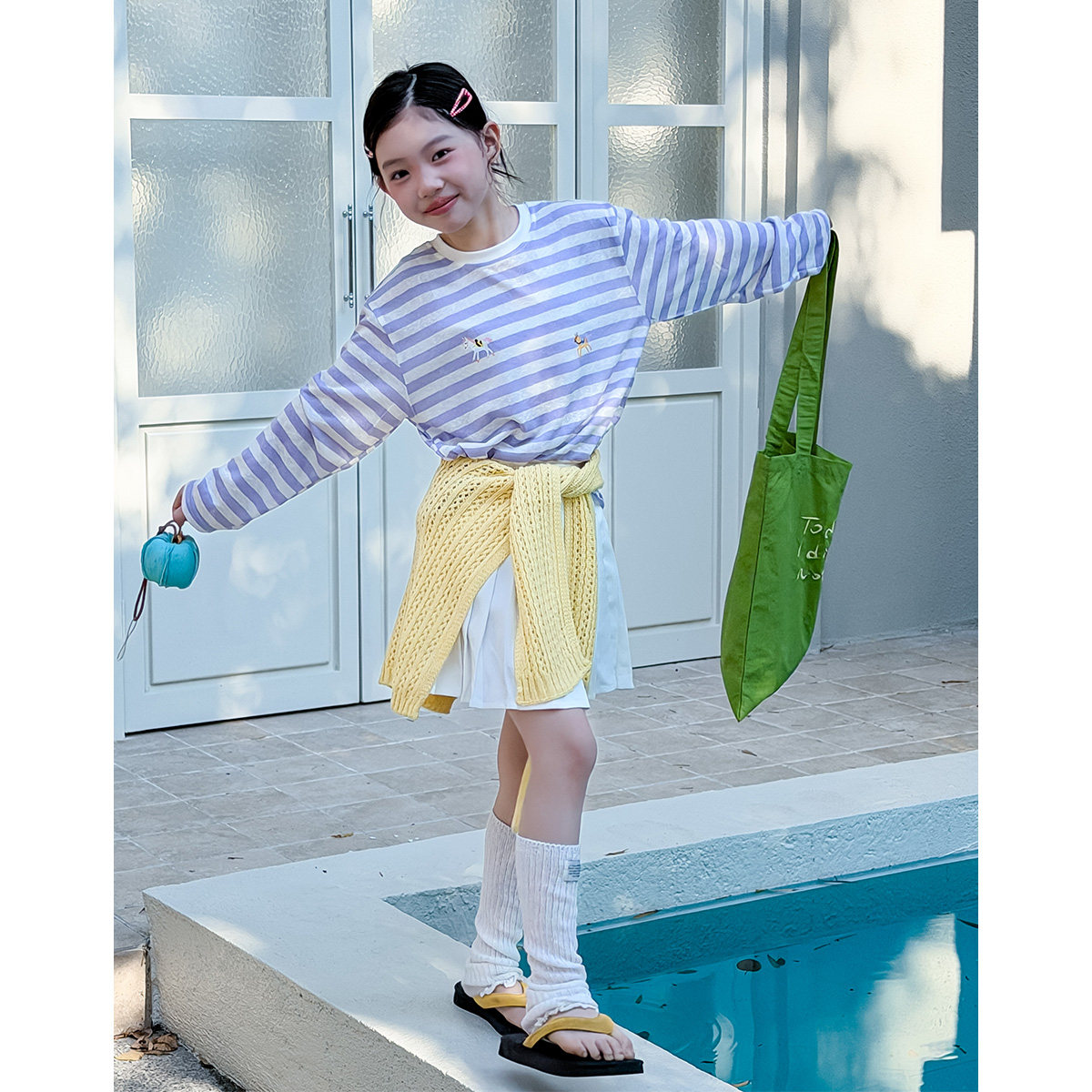 女童套装春秋装2026新款女宝宝条纹T恤短裙两件套儿童洋气休闲装,童装/婴儿装/亲子装,套装,淘宝优惠券,粉丝福利购,淘宝优惠卷