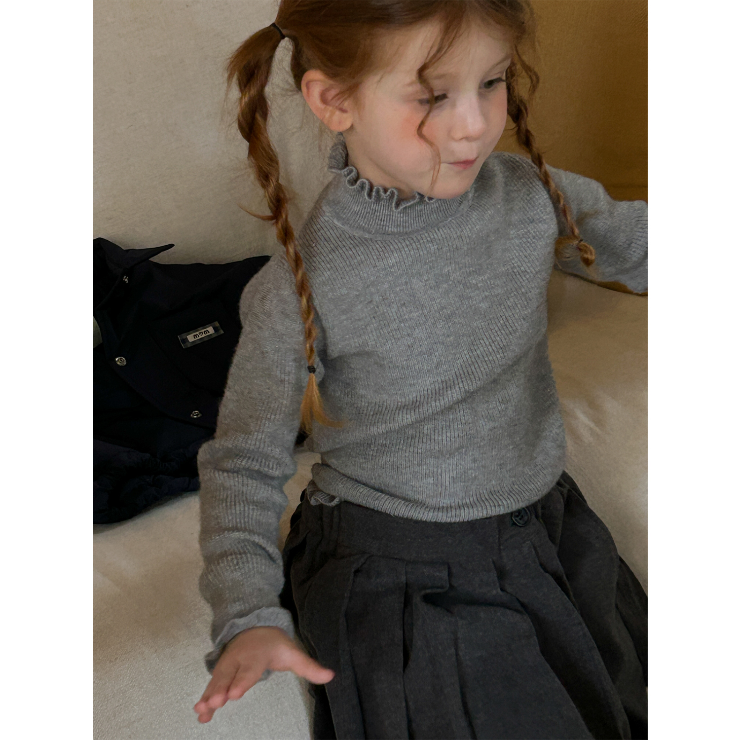 女童打底衫秋冬装2025新款