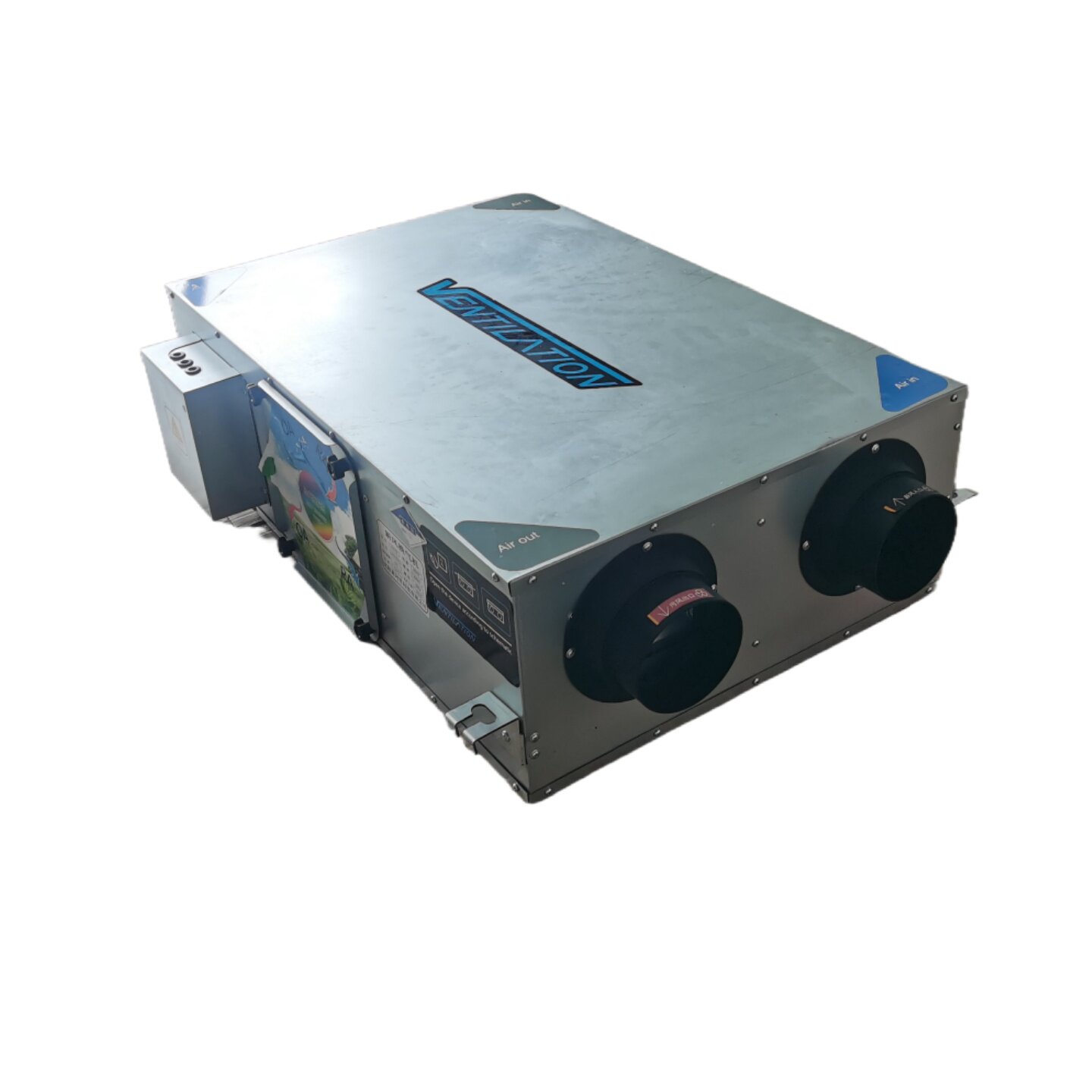 新风换气机全热交换新风系统吊顶式全屋净化换气一体机双向送排风