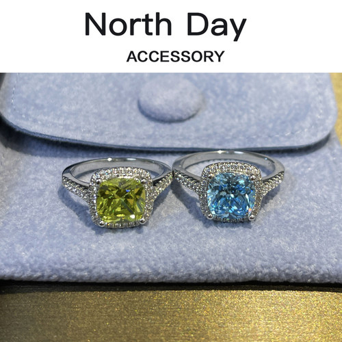 northday蓝宝石坦桑蓝戒指