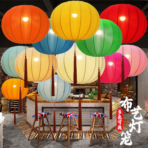 节能金属圆形餐厅定制耐用灯笼