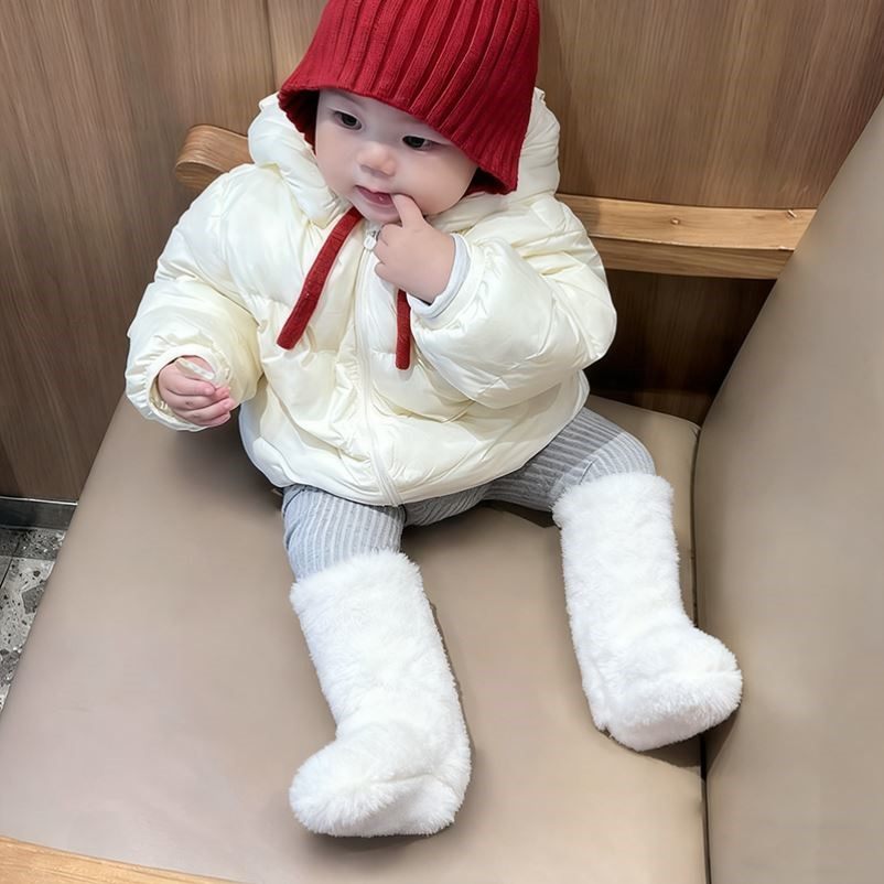 婴儿不勒腿护腿袜套宝宝地板袜羊羔绒防滑隔凉学步鞋袜加厚冬保暖,童装/婴儿装/亲子装,儿童袜子(0-16岁),淘宝优惠券,粉丝福利购,淘宝优惠卷