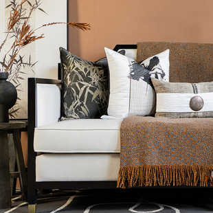 元熙壹品【组合】系列新中式抱枕沙发靠枕大厅软装靠垫床上靠背套