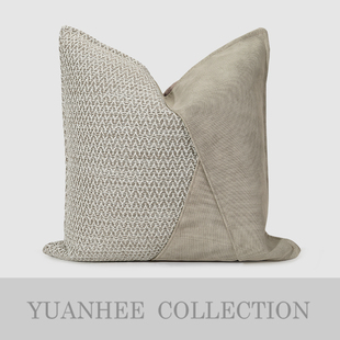 系列现代轻奢样板房间抱枕高档别墅软装 晖 靠枕垫套 熙壹品 元