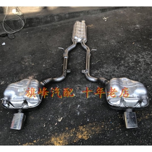 X204排气管左右中后段尾鼓消音器拆车 GLK350 奔驰GLK200 GLK300