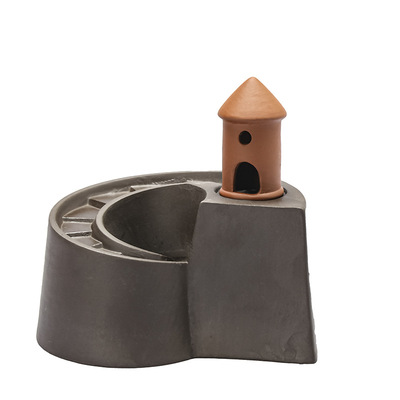 新品灯塔倒流香炉家用室内回流香炉 backflow incense burner