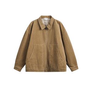 ANSWER ME卡其色灯芯绒夹克W475 P135图片