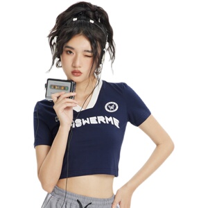 ANSWER ME 模特图 T130 夏季甜辣风女装T恤P45图片