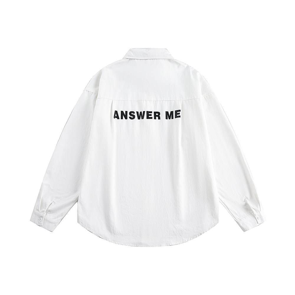 ANSWERME391白底图CS122纯色印花衬衫P90,男装衬衫,新杭派391(FUSEEHO 391)