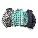 白底图YR859冬季满印立领羽绒服P325控428，男装羽绒服，新杭派391(FUSEEHO 391)