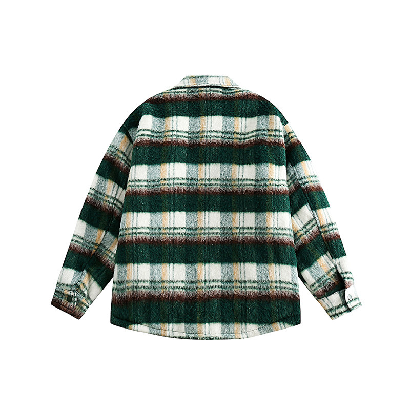 白底图MY128冬季毛呢格纹棉服P200控255,男装棉衣,新杭派391(FUSEEHO 391)