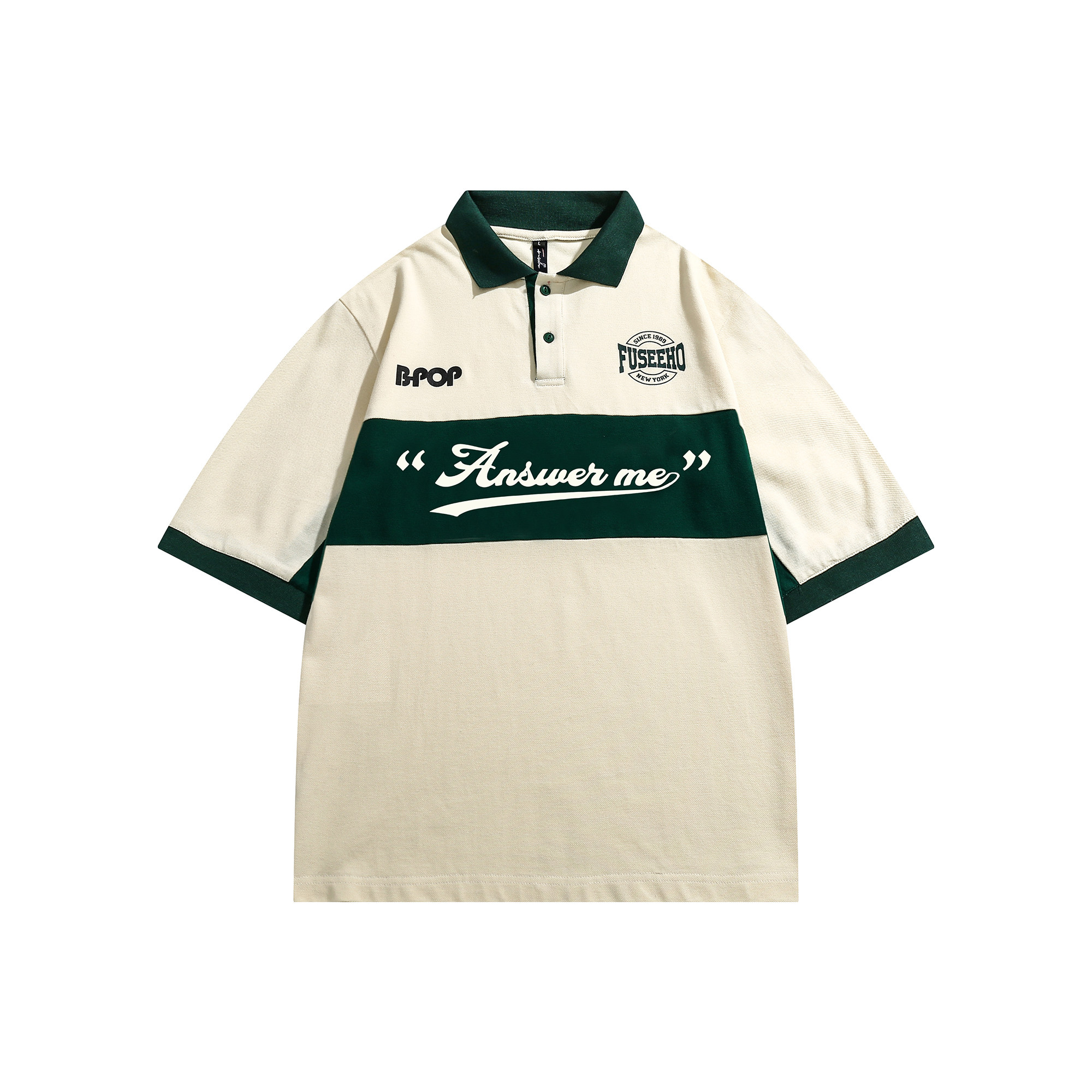 展开平铺图 POLO09 LOGO印花撞色POLO P65图片