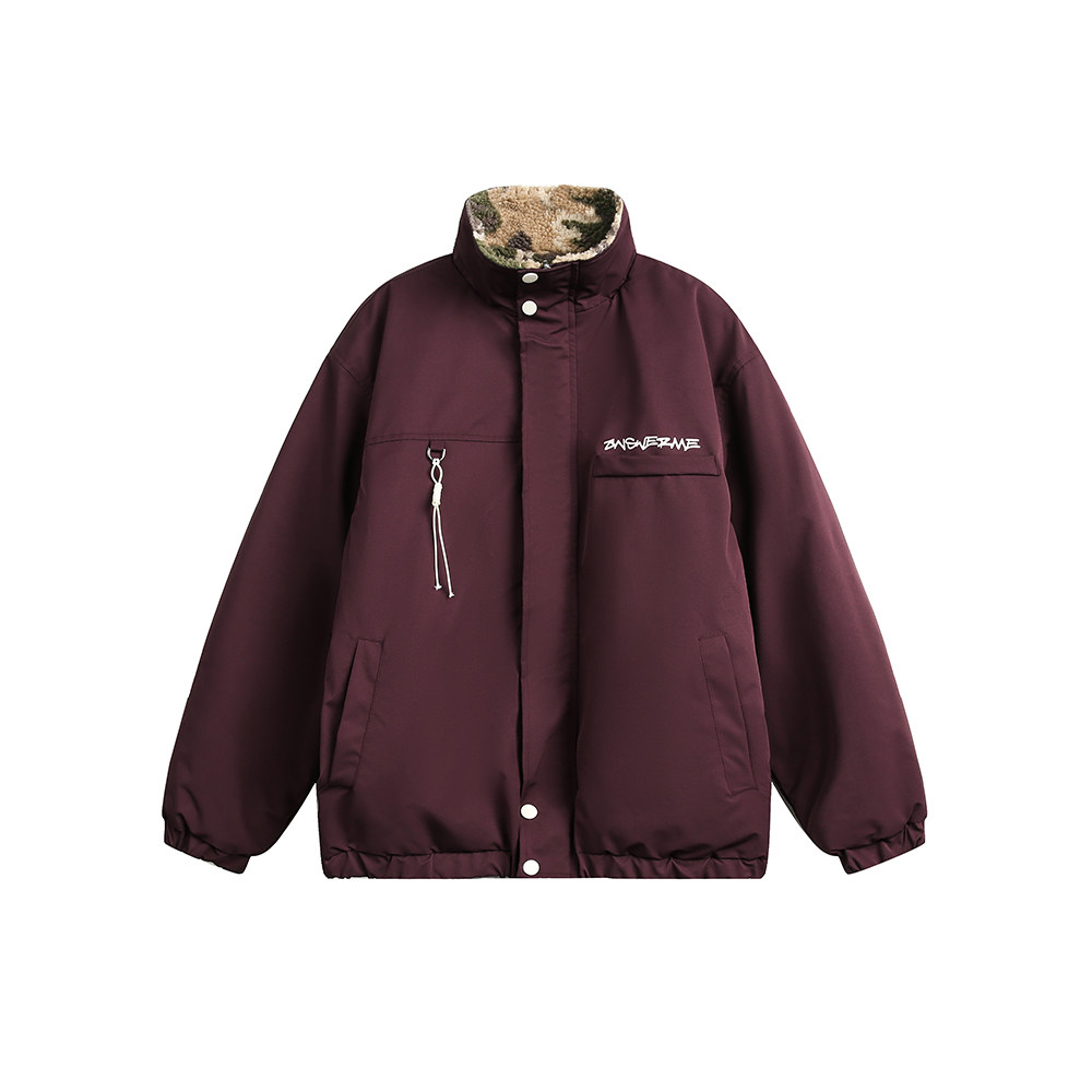 ANSWERME391模特图MY147冬季两面穿迷彩棉服夹克P190,男装夹克,新杭派391(FUSEEHO 391)