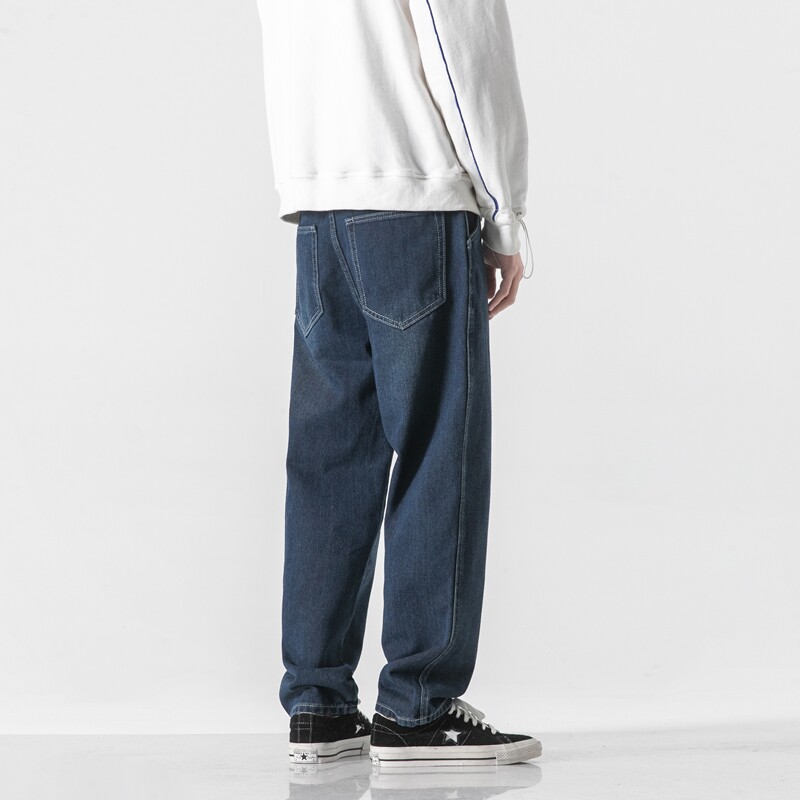 模特图K246织带牛仔裤P95,男装牛仔裤,新杭派391(FUSEEHO 391)