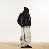 ANSWERME391模特图MY145冬季皮棉服P215，男装棉衣，新杭派391(FUSEEHO 391)