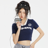 ANSWERME模特图T130夏季甜辣风女装T恤P45，女装T恤，新杭派391(FUSEEHO 391)
