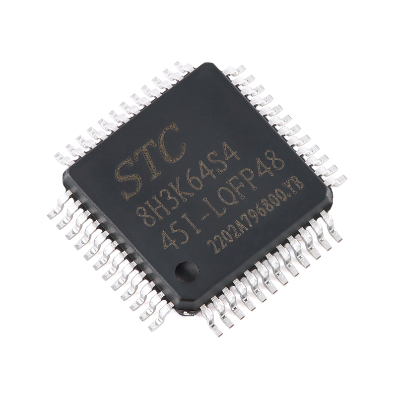 原装正品 STC8H3K64S4-45I-LQFP48 1T 8051微处理器单片机芯片