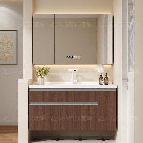新国标ENF级实木浴室镜柜组合