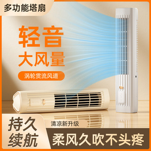 2024新款创意塔形无叶风扇 usb塔扇家用便捷式桌面风扇