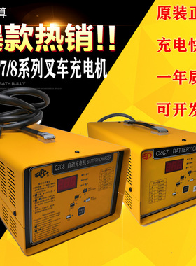 包邮杭叉中力CZC7/C8智能充电器24V20A30A/40A/50A叉车高频充电机