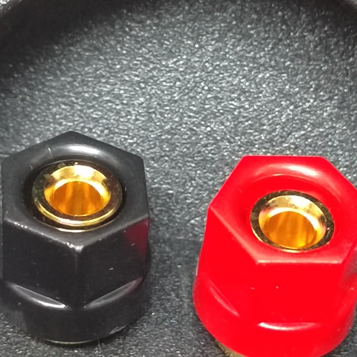 方型镀金全铜接线盒音箱接线柱HiFi音响DIY制作改装配件线插座F1
