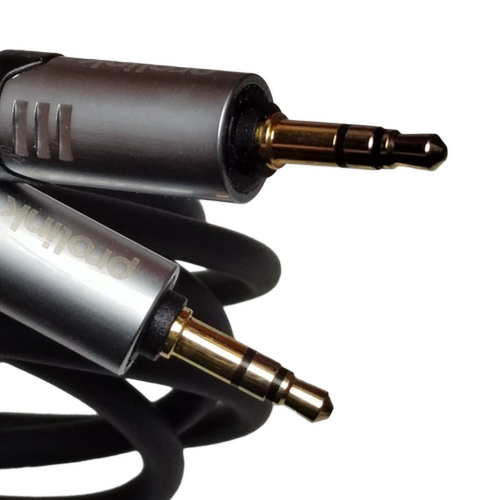 美国PROLINK音频线3.5对3.5头高品质发烧音响HIFI对录线连接线