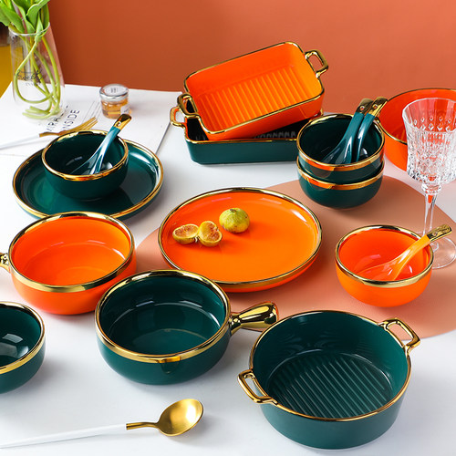 轻奢陶瓷餐具北欧北欧大众高颜值